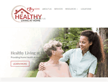 Tablet Screenshot of healthylivingservices.org